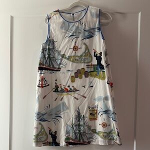 NANTUCKET Nautical Themed Sleeveless Dress- size 9-10